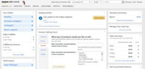 Amazon Seller Account Sample