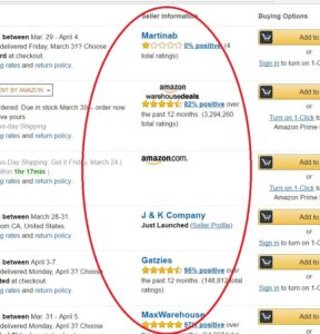 Amazon Seller Feedback
